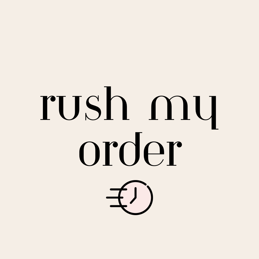 Rush my order
