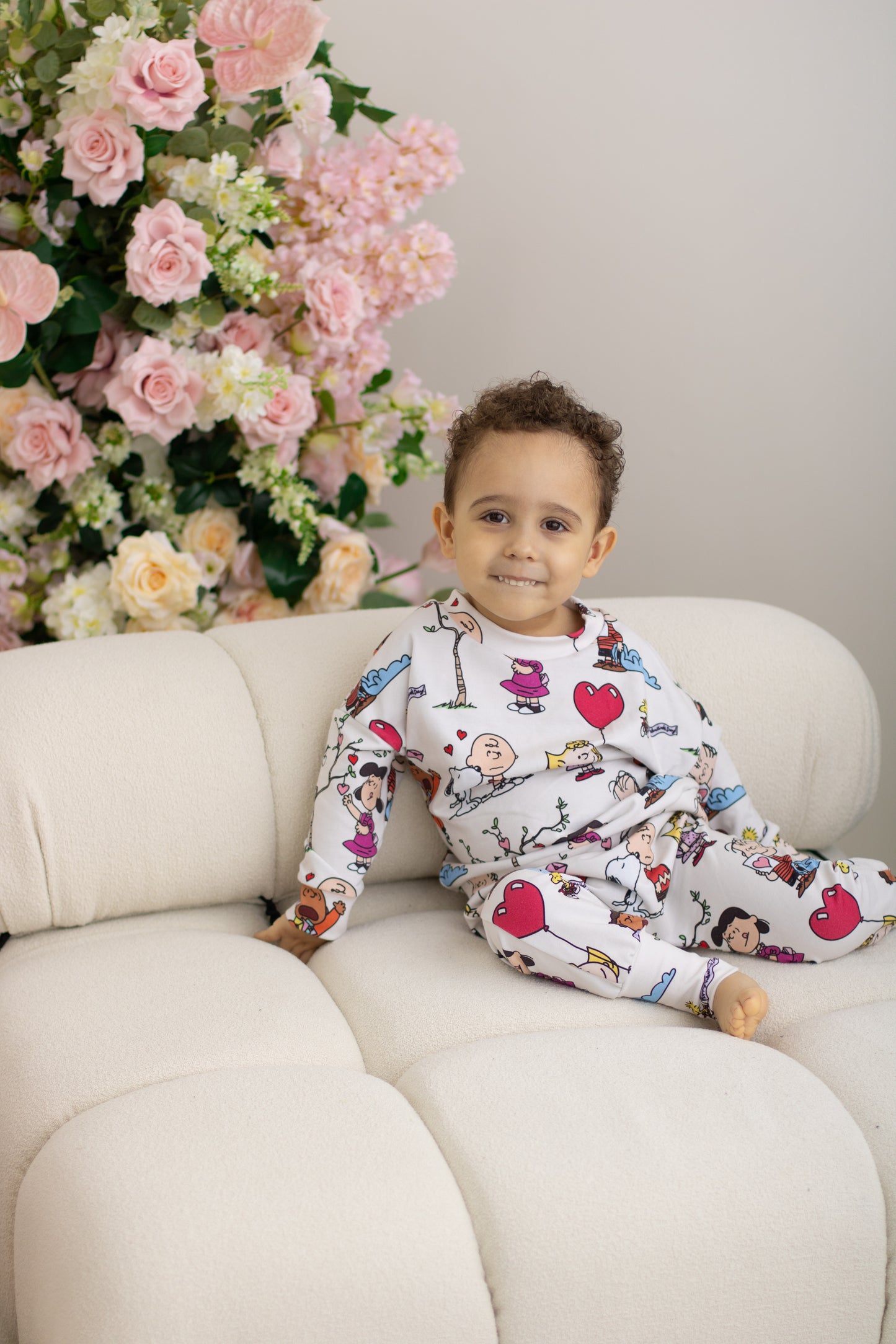 Valentine Friends Bubble Romper