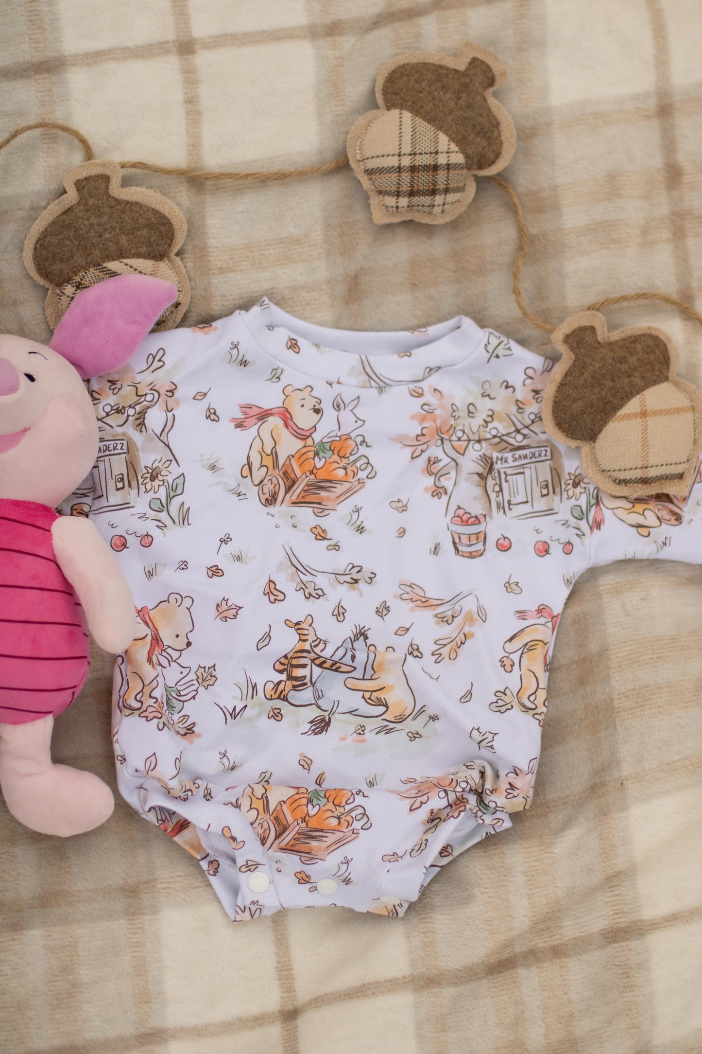 Hunny Crisp Long Sleeve Romper