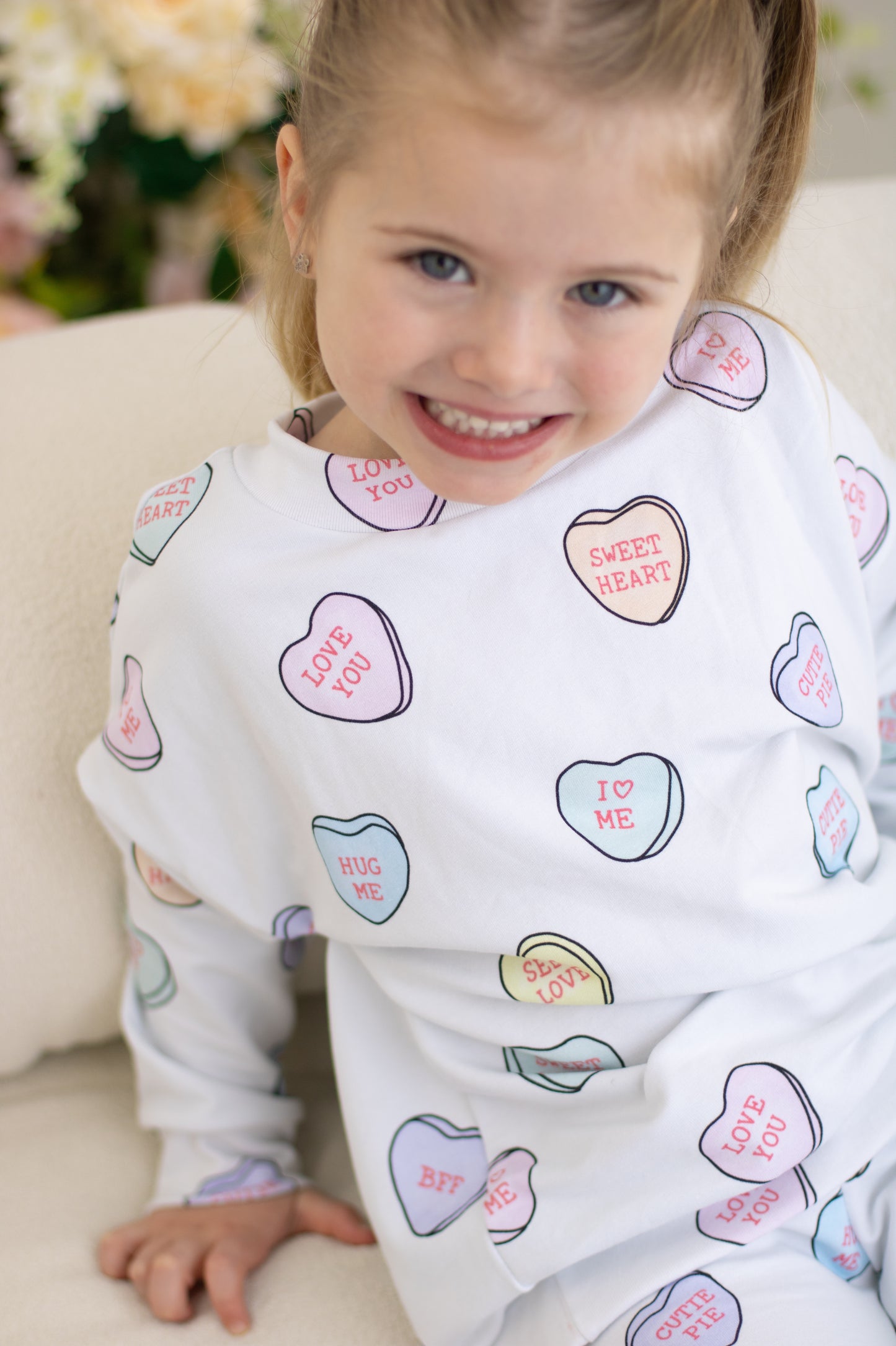 Conversation Hearts Crewneck