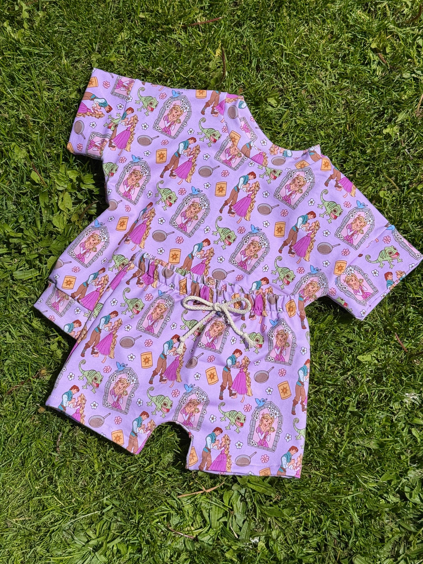 Tower Princess Long Shorts Set