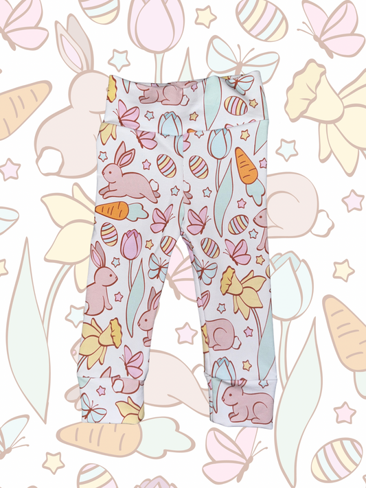 Daffodil Bunnies Leggings