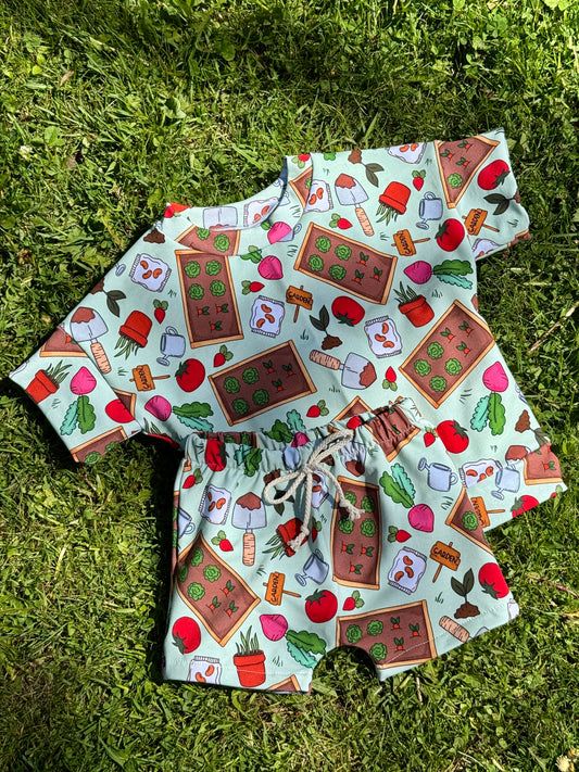 Gardening Long Shorts Sets