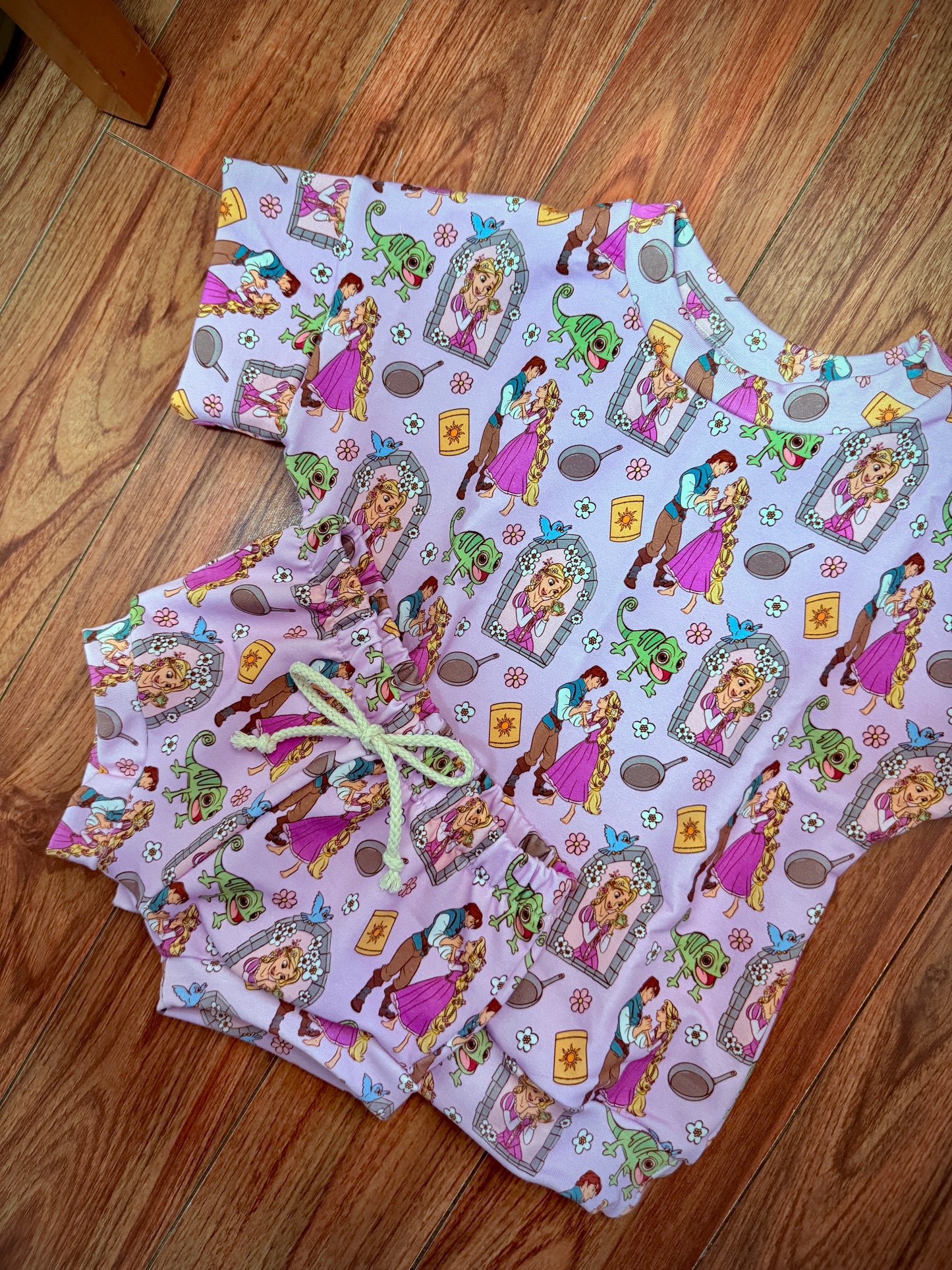 Tower princess Shorties Set