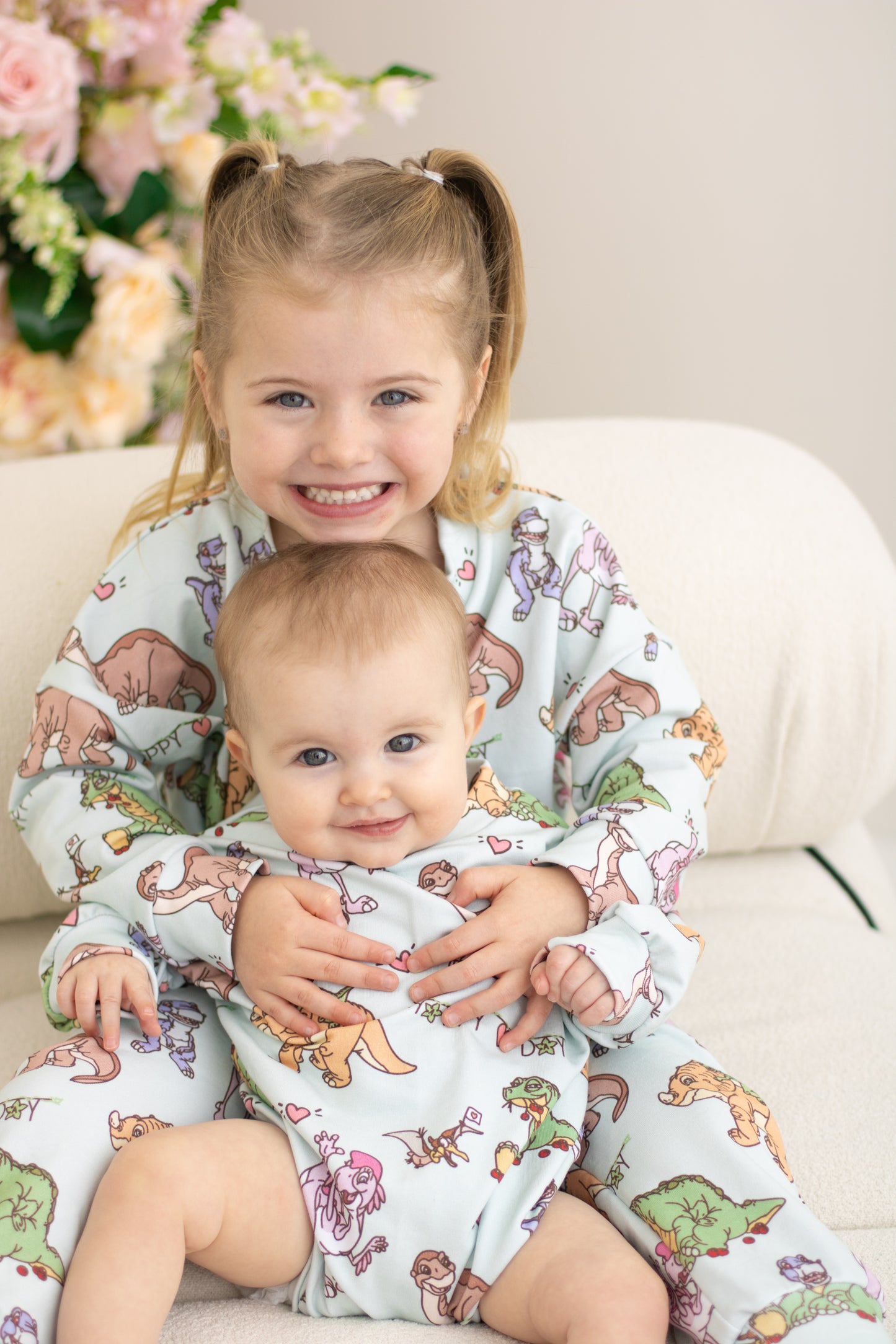 Be My Dino-tine Bubble Romper