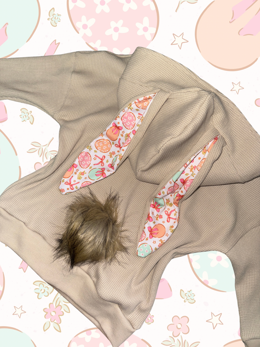 Bows and Blooms Bunny Hoodie