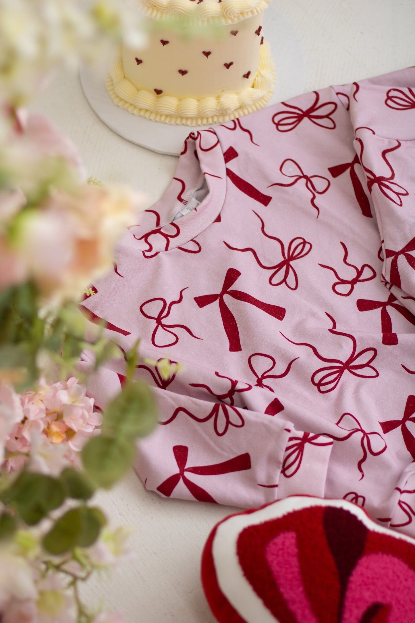 Little Valentine Bows Crewneck