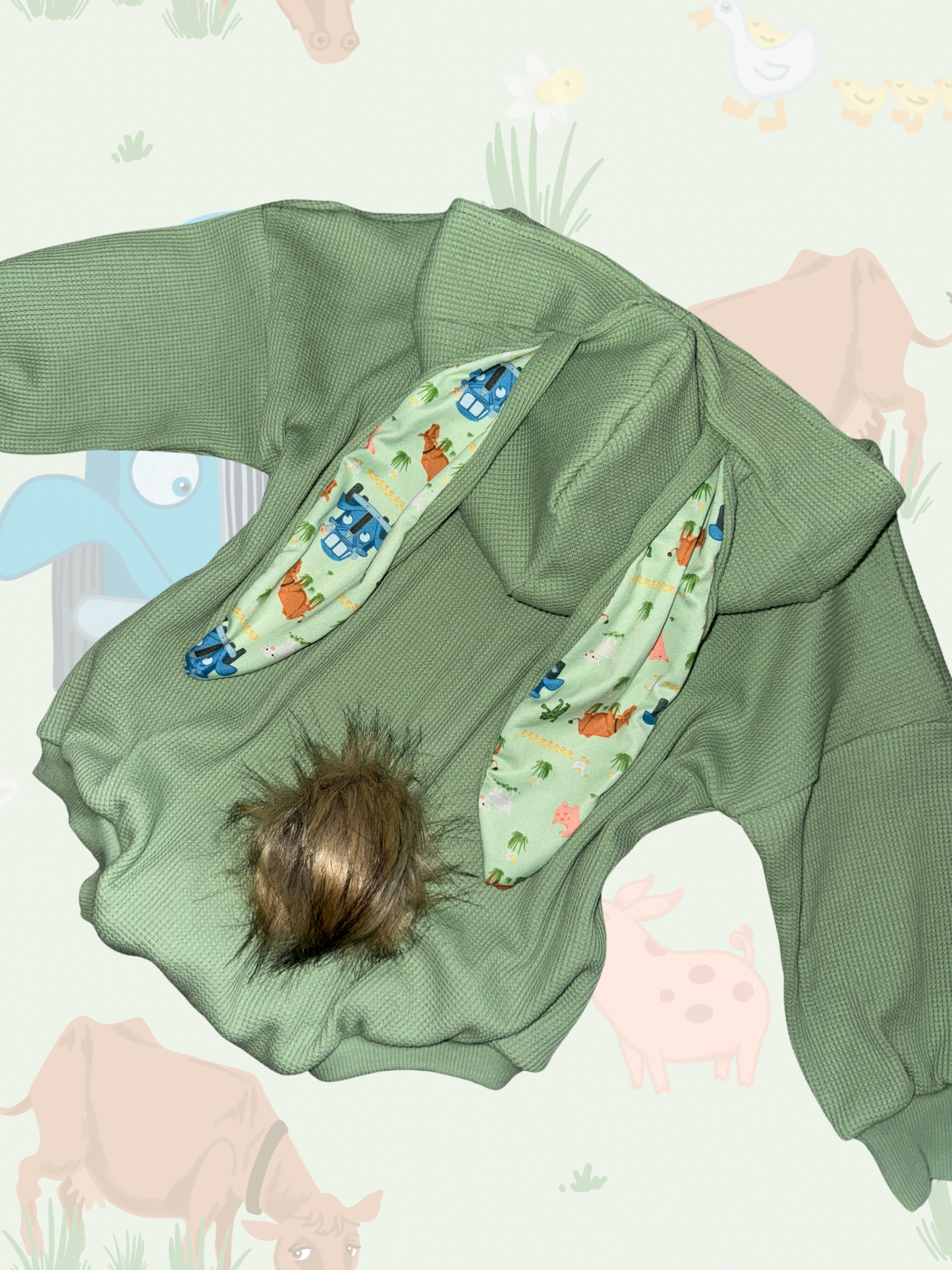 Spring Truck Bunny Romper