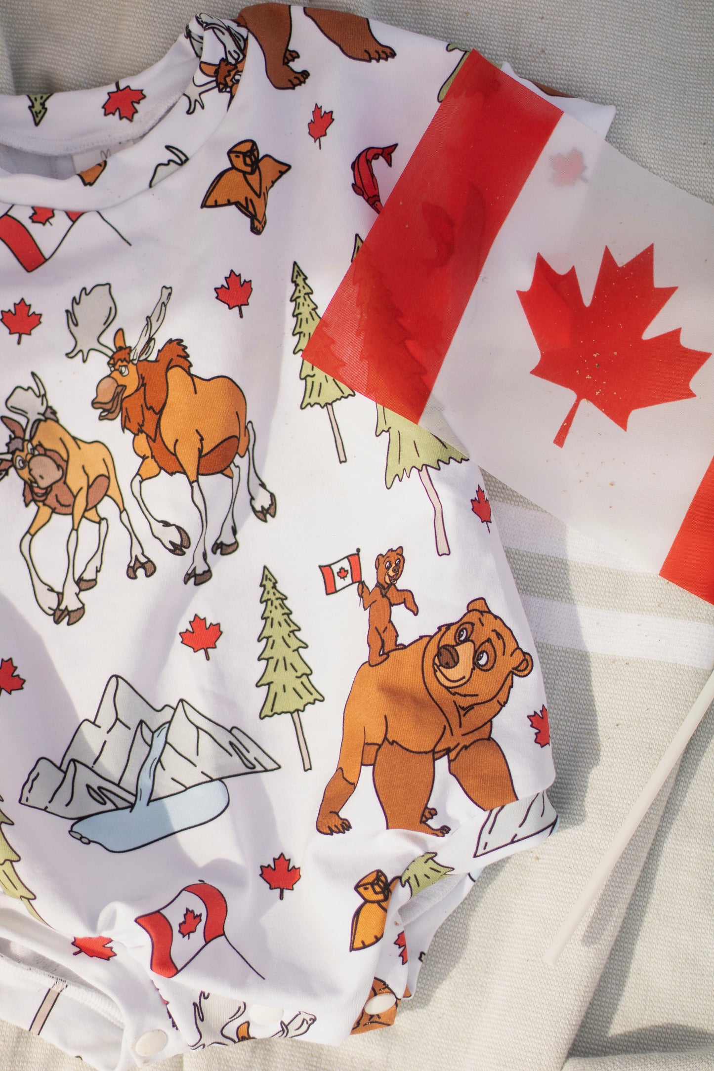 Bear Brothers Tee Rompers