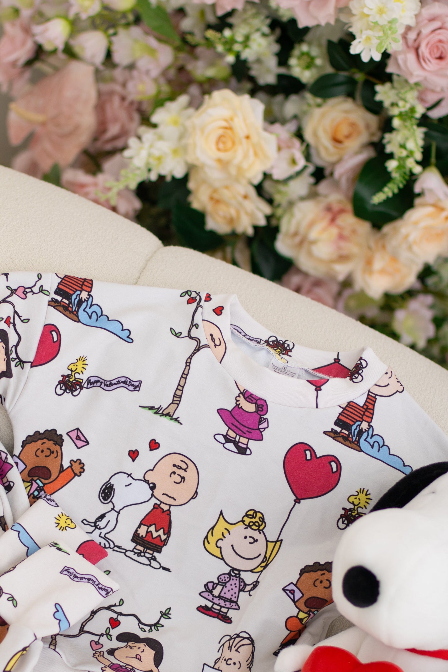 Valentine Friends Bubble Romper