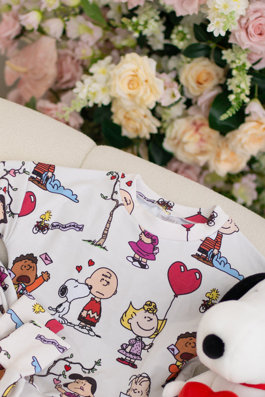 Valentine Friends Bubble Romper