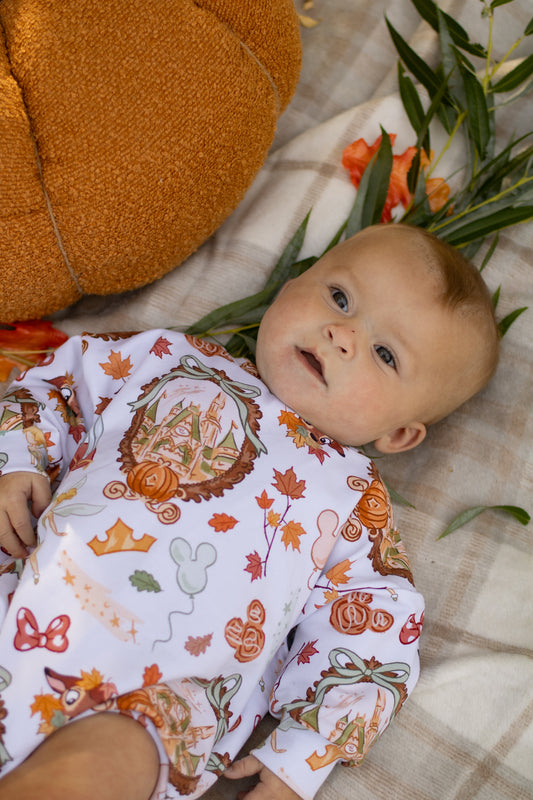 Autumn Kingdom Long Sleeve Romper